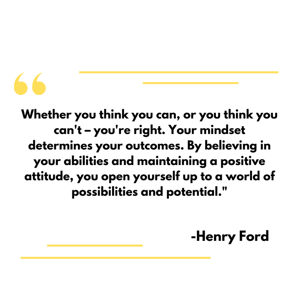 Strong mindset quote by Henry Ford