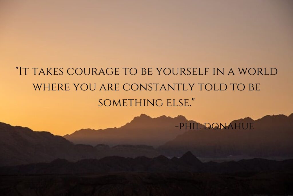 Phil Donahue motivation quote