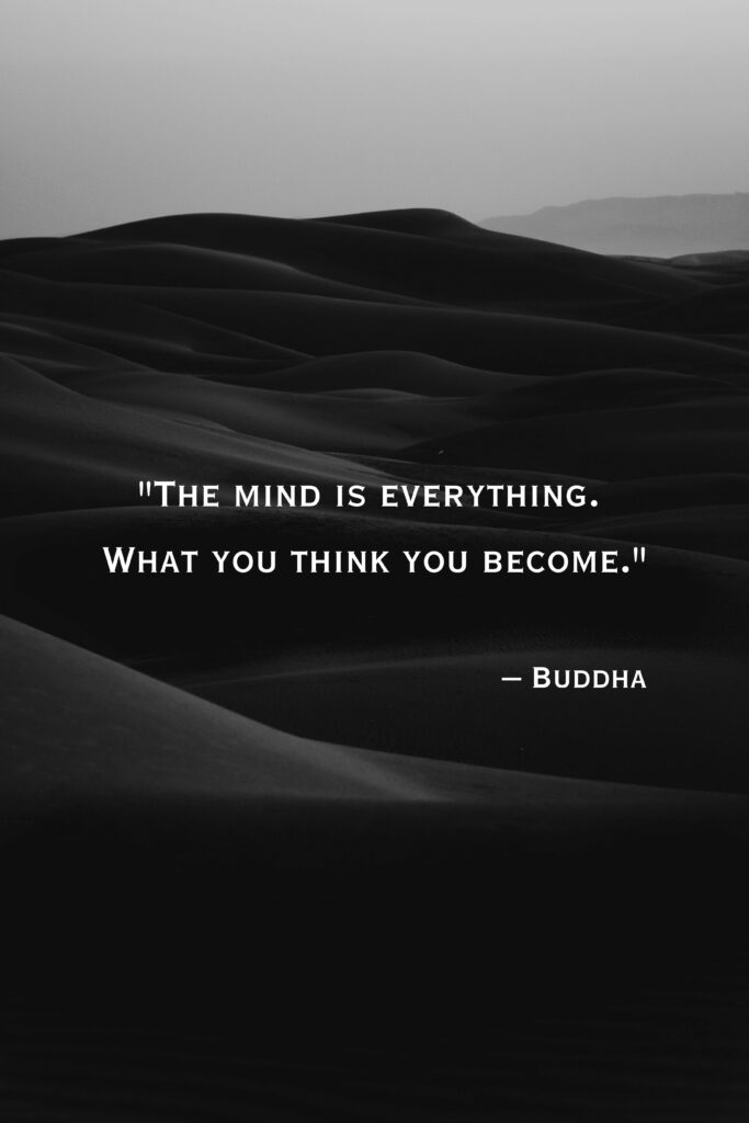 an image with a quote written on it by buddha