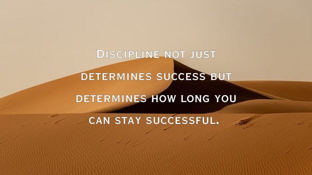 Discipline quote